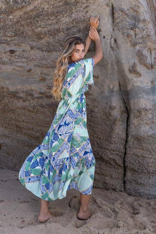 Grossiste Elina Studio - Gilet long à motif