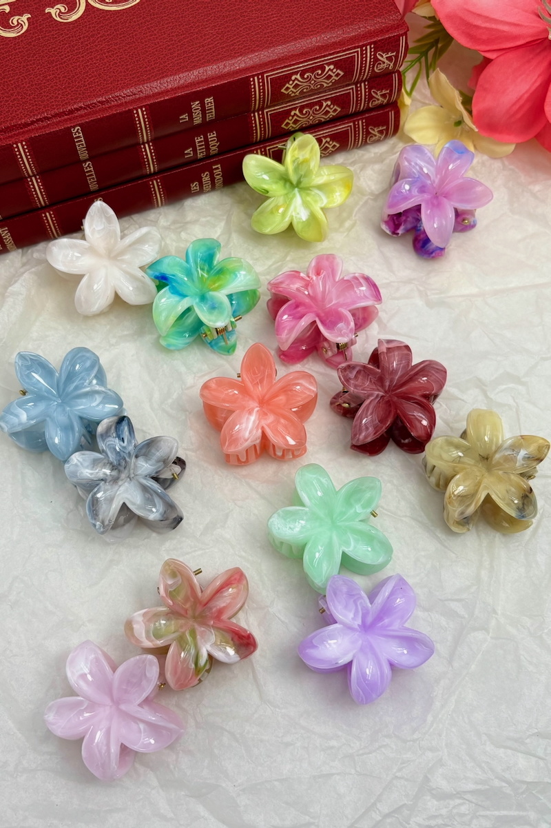 Großhändler ÉLINE L'ATELIER - Mini Blume Blume Haarklicks 4cm