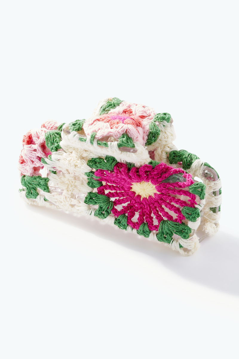 Großhändler ÉLINE L'ATELIER - Gehäkelte Blumen-Haarspange