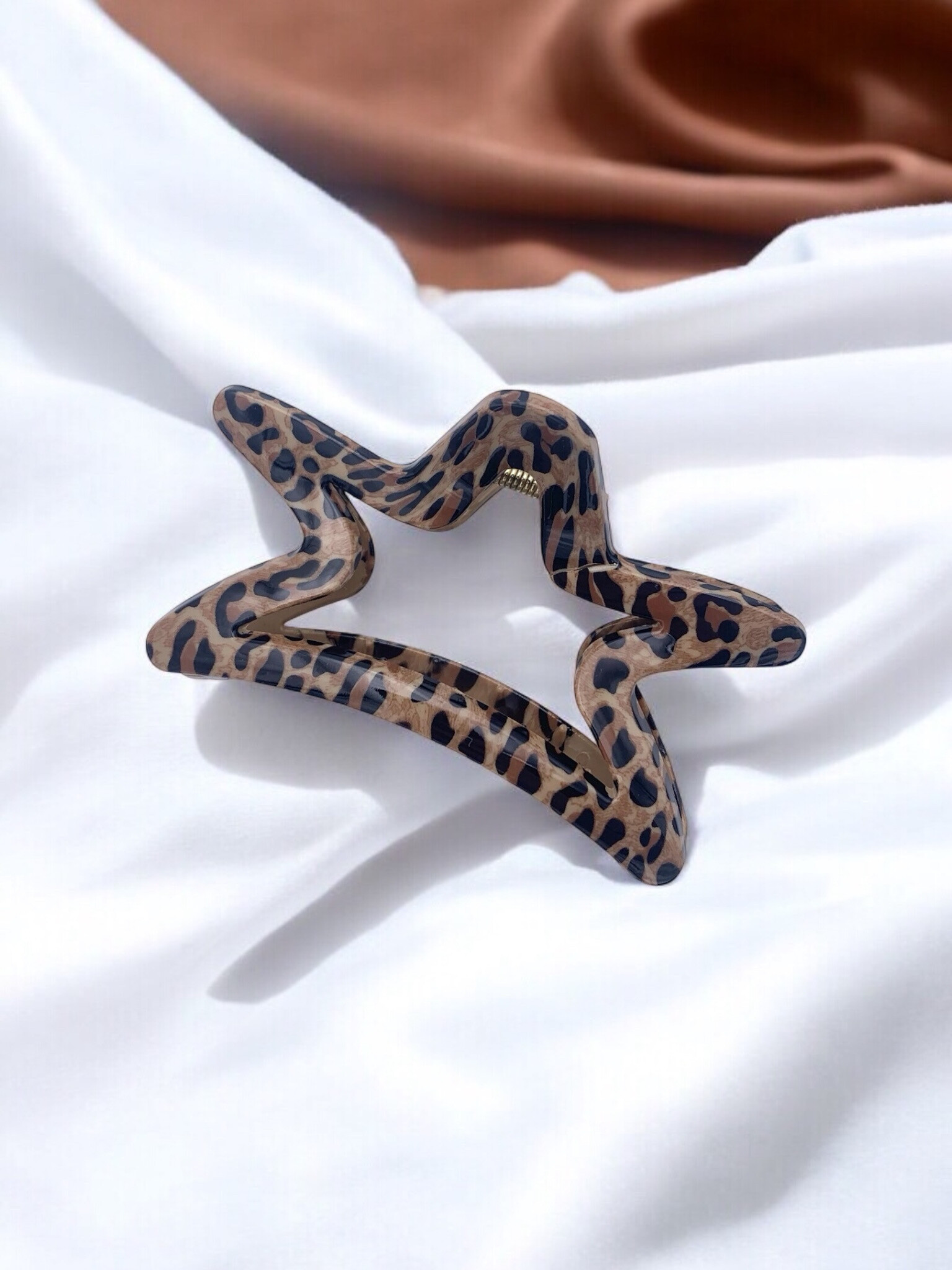 Grossista ÉLINE L'ATELIER - Fermaglio per capelli con motivo leopardato YH16