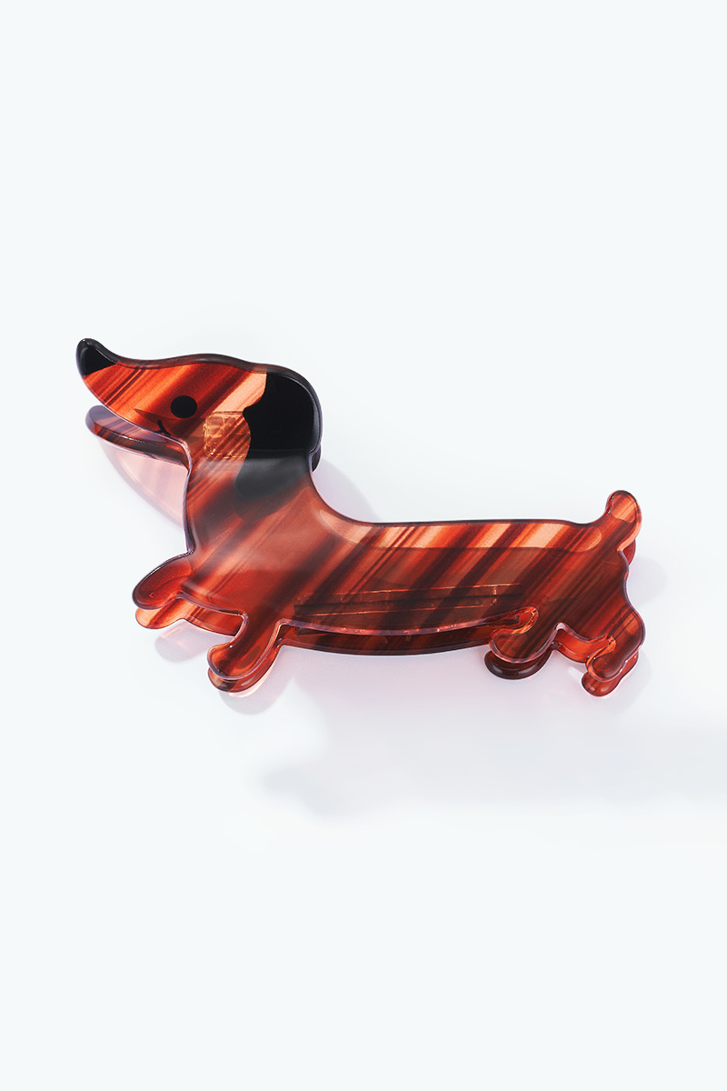 Grossiste ÉLINE L'ATELIER - Pince à cheveux Chien 9 cm