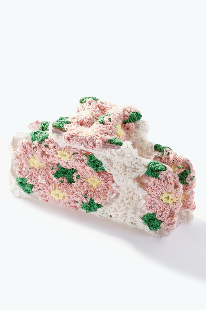 Großhändler ÉLINE L'ATELIER - Gehäkelte Blumen-Haarspange