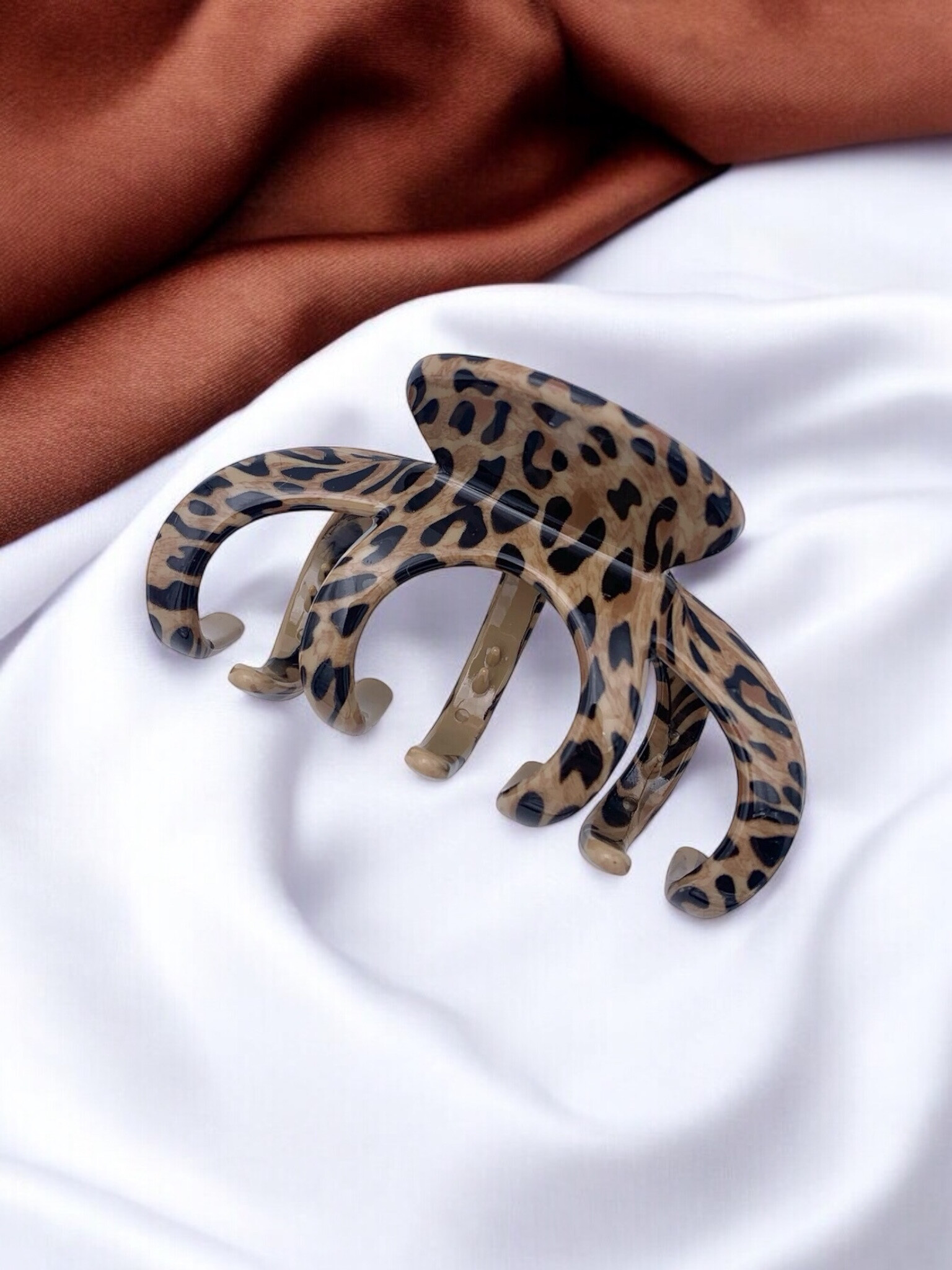 Grossista ÉLINE L'ATELIER - Fermaglio per capelli con motivo leopardato YH13