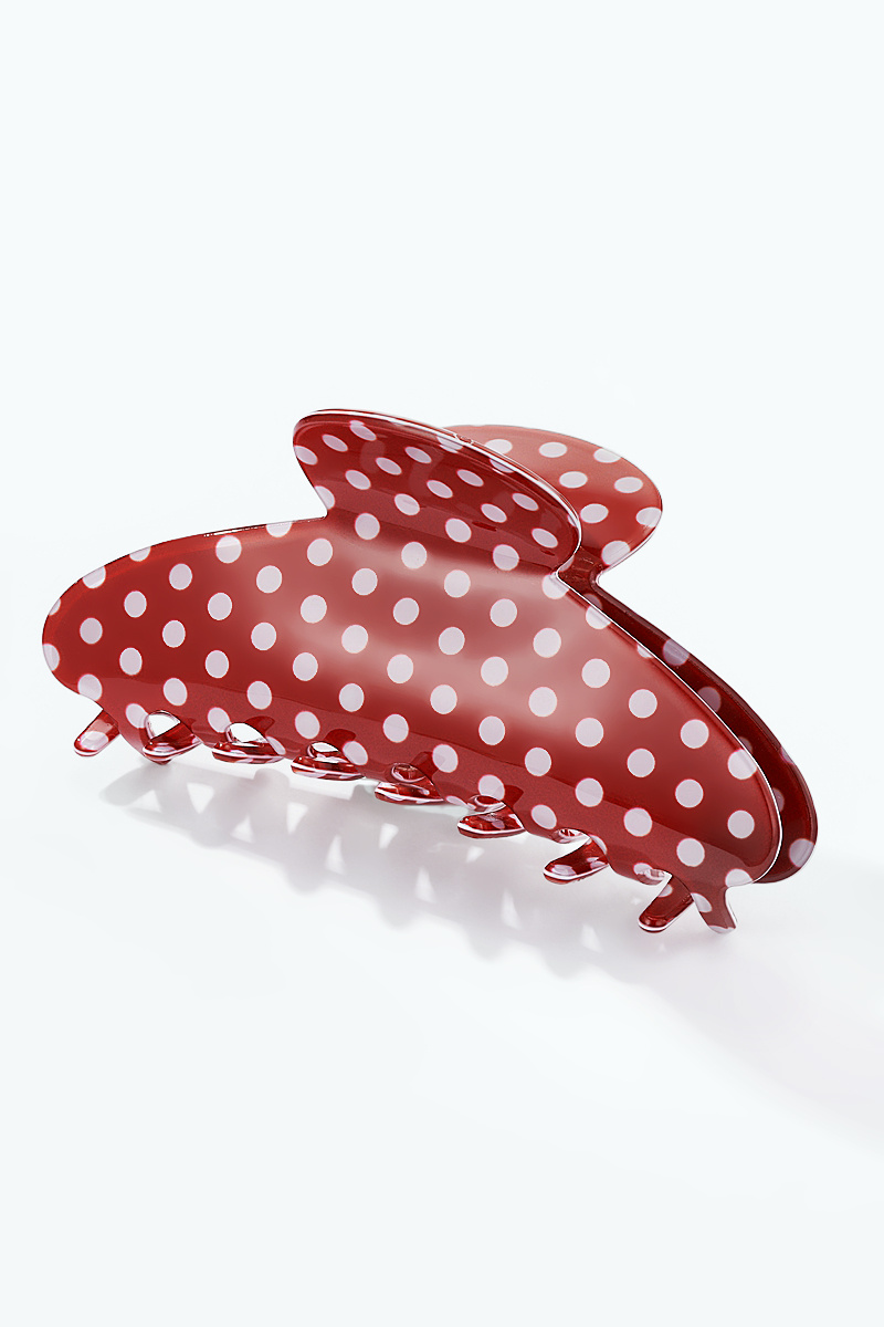 Grossiste ÉLINE L'ATELIER - Pince à cheveux à pois 11 cm