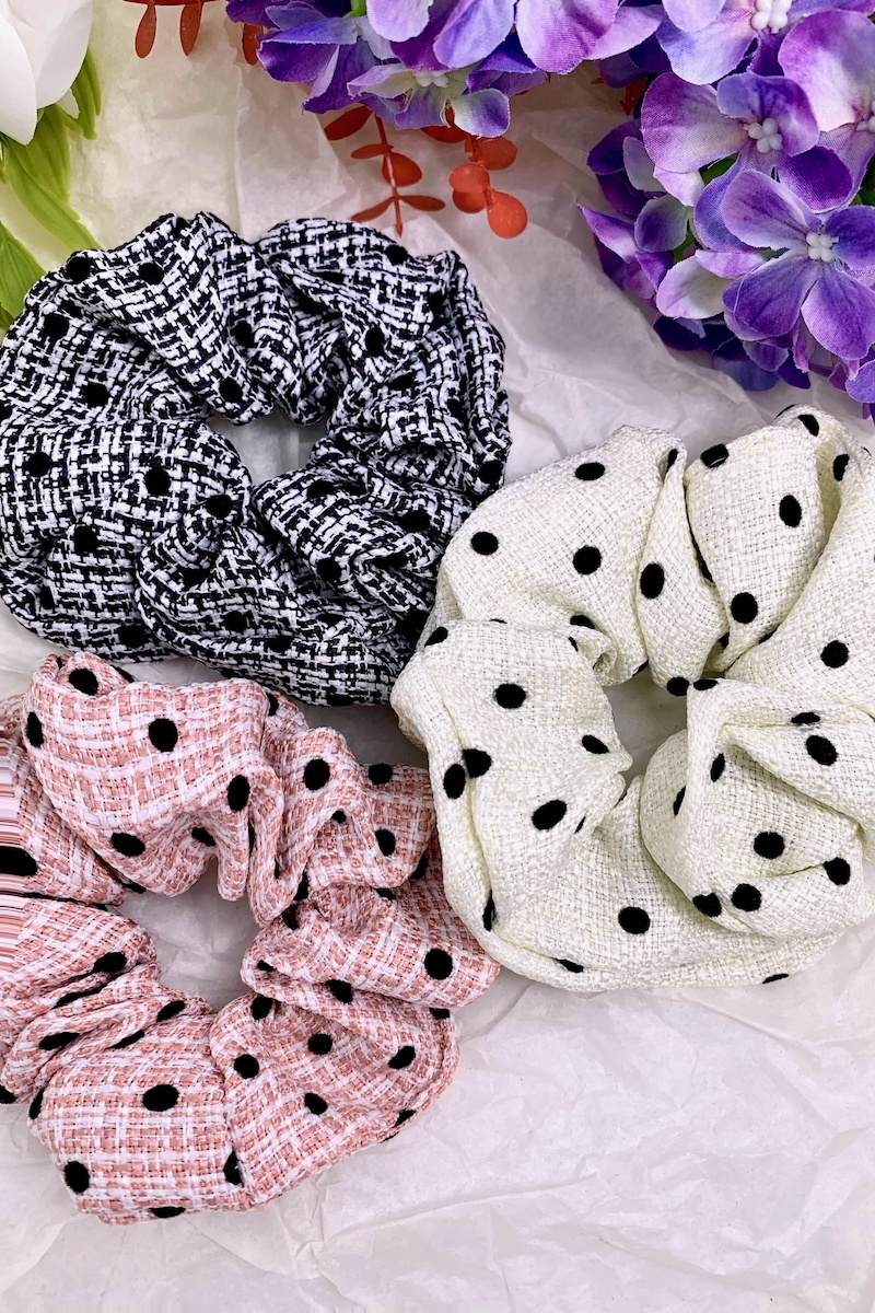 Grossiste ÉLINE L'ATELIER - Chouchou Élastiques à pois