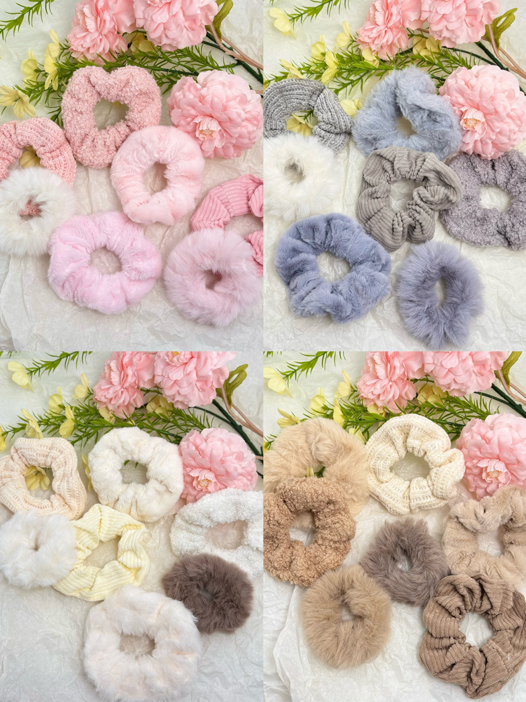 Grossiste ÉLINE L'ATELIER - Lot de 7 chouchous élastiques