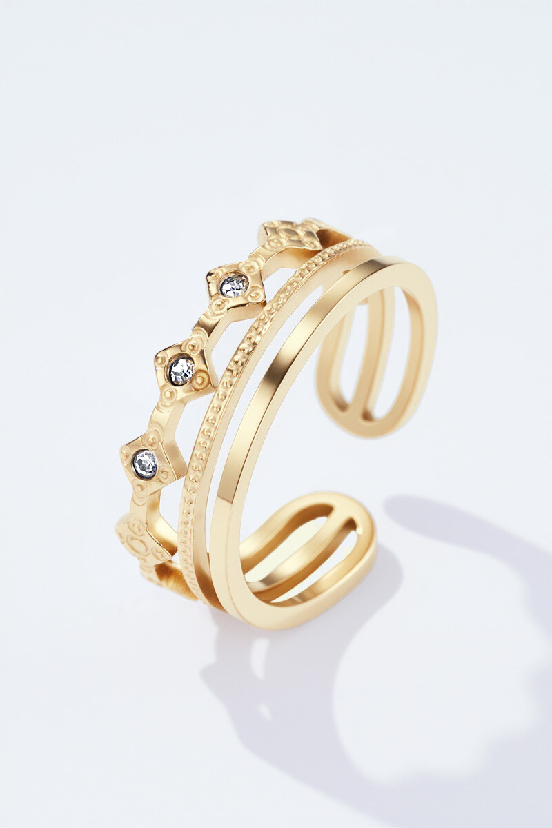 Grossista ÉLINE L'ATELIER - Anello in acciaio inossidabile
