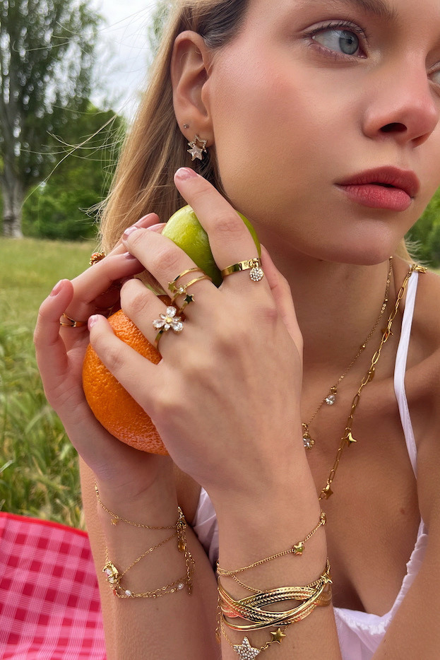 Grossista ÉLINE L'ATELIER - Anello in acciaio inossidabile