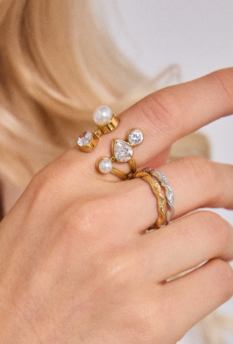 Grossiste ÉLINE L'ATELIER - Bague en acier inoxydable