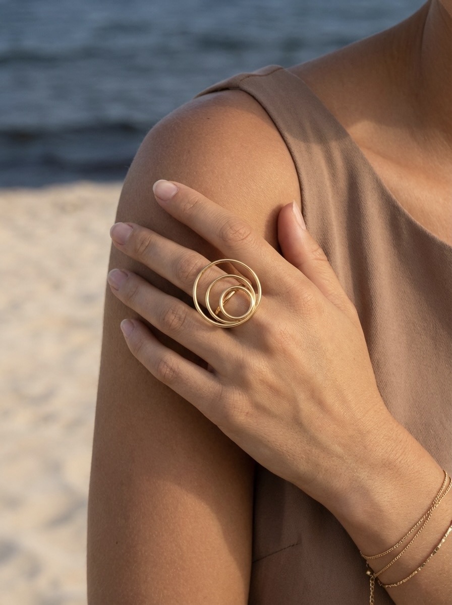 Grossiste ÉLINE L'ATELIER - Bague en acier inoxydable