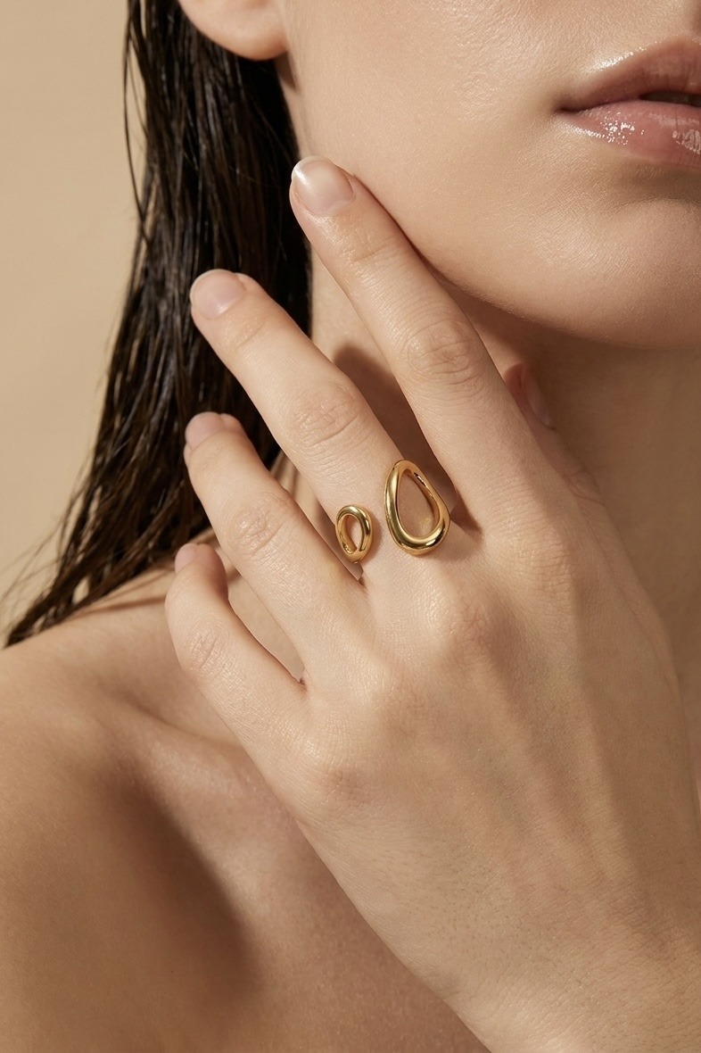 Großhändler ÉLINE L'ATELIER - Ring aus rostfreiem Stahl