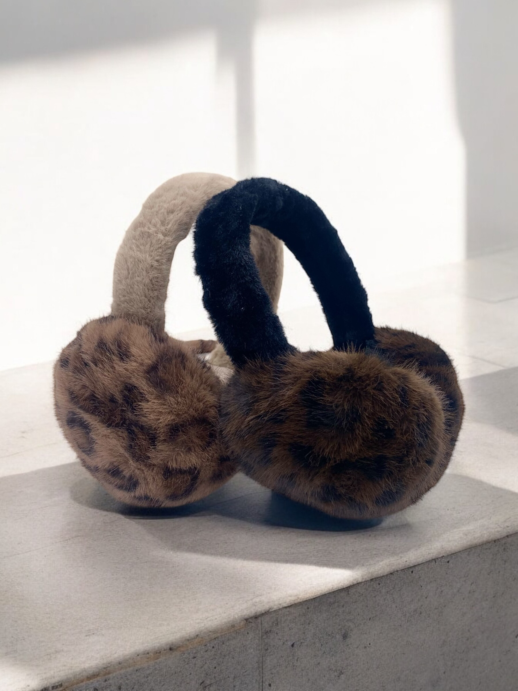 Großhändler ÉLINE L'ATELIER - Ohrenschützer aus Leoparden-Kunstfell