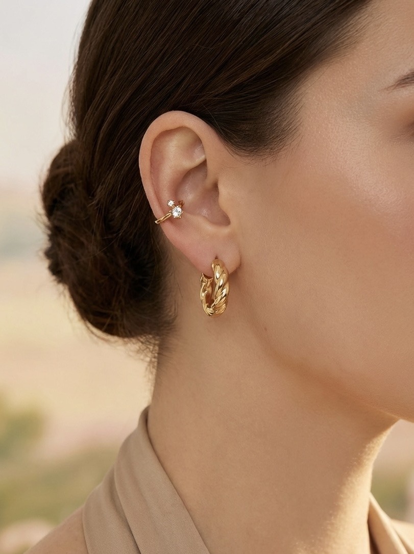 Großhändler ÉLINE L'ATELIER - Earcuffs aus Edelstahl