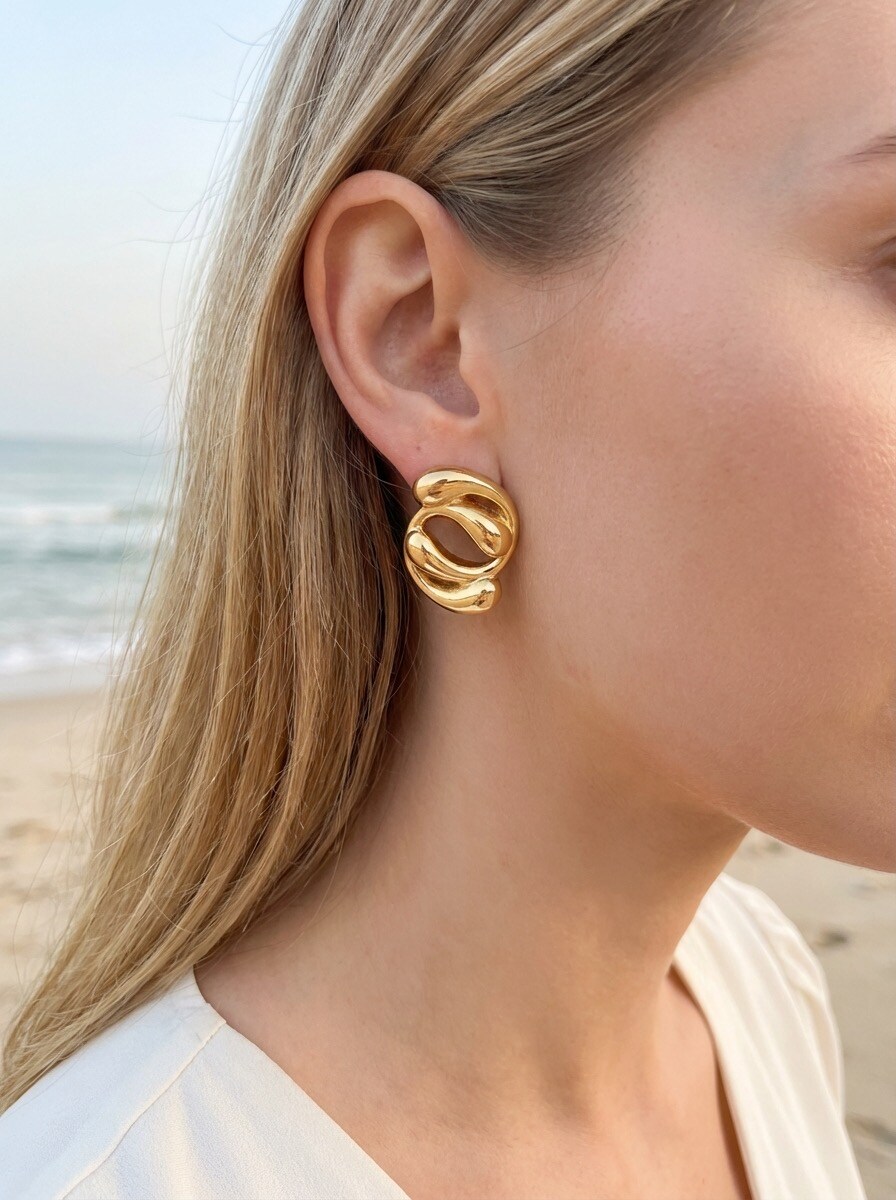 Wholesaler ÉLINE L'ATELIER - Earrings in stainless steel