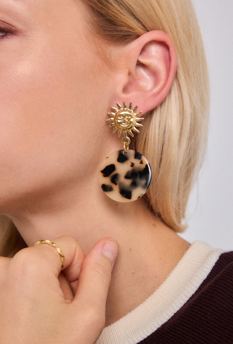 Grossiste ÉLINE L'ATELIER - Boucles d'oreille en acier inoxydable
