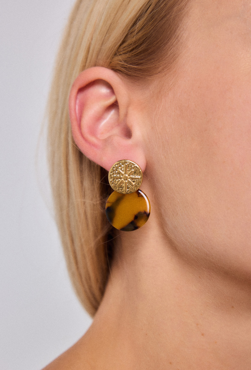 Grossiste ÉLINE L'ATELIER - Boucles d'oreilles en acier inoxydable