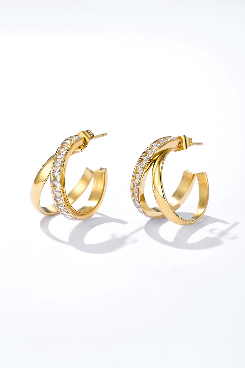 Wholesaler ÉLINE L'ATELIER - Earrings in stainless steel