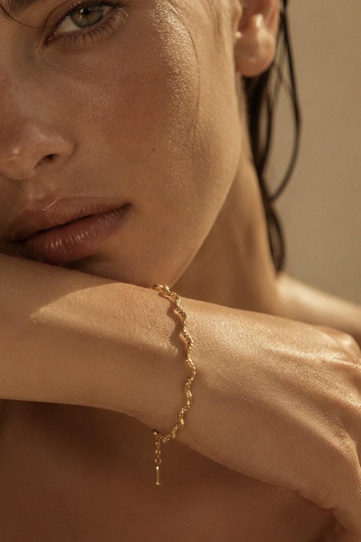 Grossiste ÉLINE L'ATELIER - Bracelet ondulé en acier inoxydable