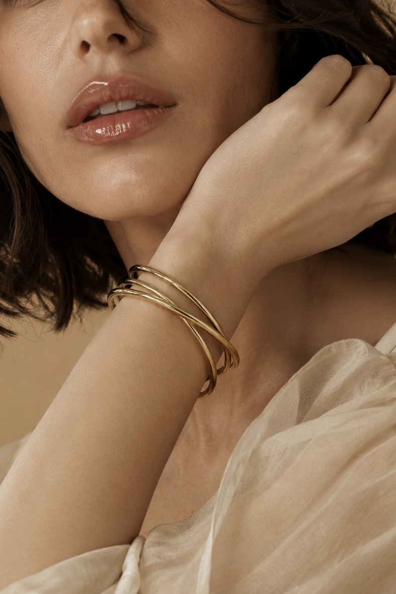 Wholesaler ÉLINE L'ATELIER - Stainless steel bangle bracelet