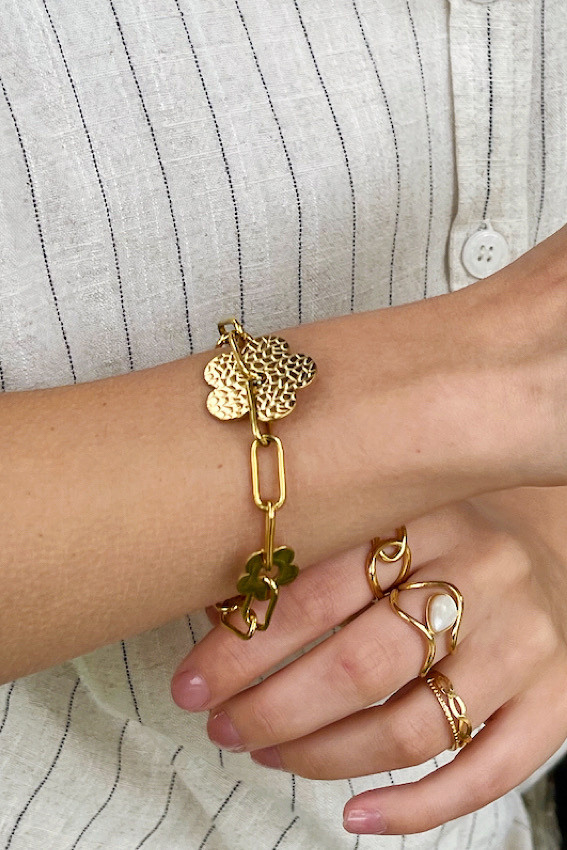 Grossista ÉLINE L'ATELIER - Bracciale in acciaio inossidabile