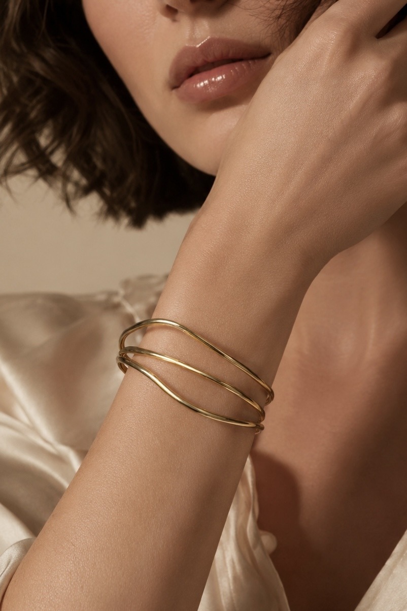Grossiste ÉLINE L'ATELIER - Bracelet jonc en acier inoxydable