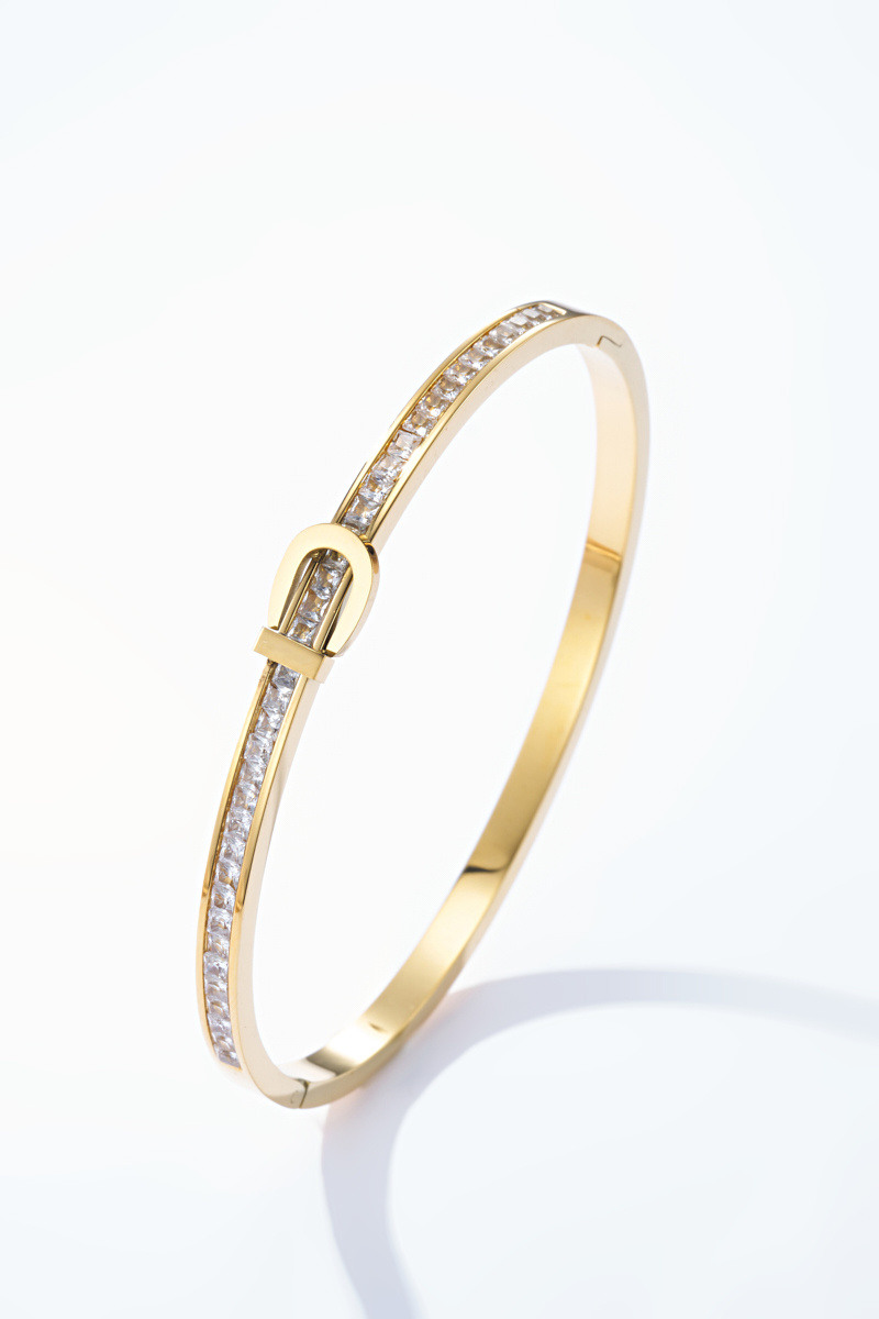 Grossista ÉLINE L'ATELIER - Bracciale rigido in acciaio inossidabile