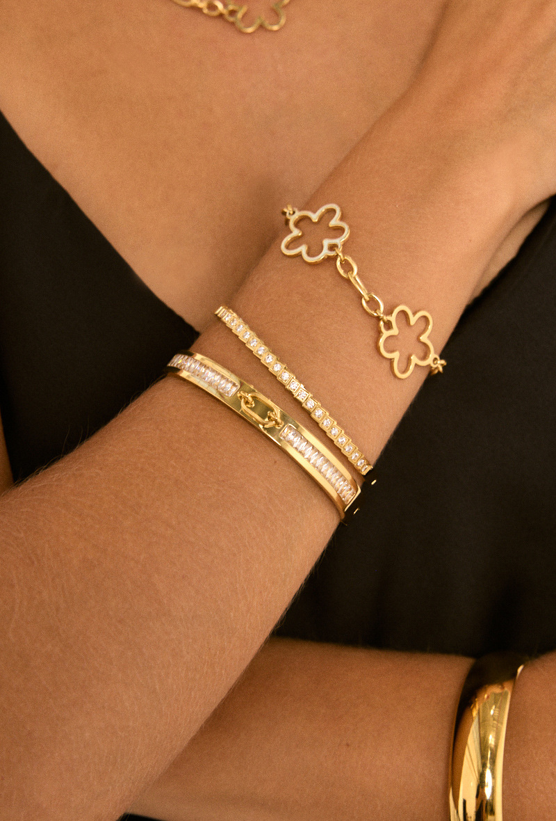 Grossiste ÉLINE L'ATELIER - Bracelet jonc en acier inoxydable