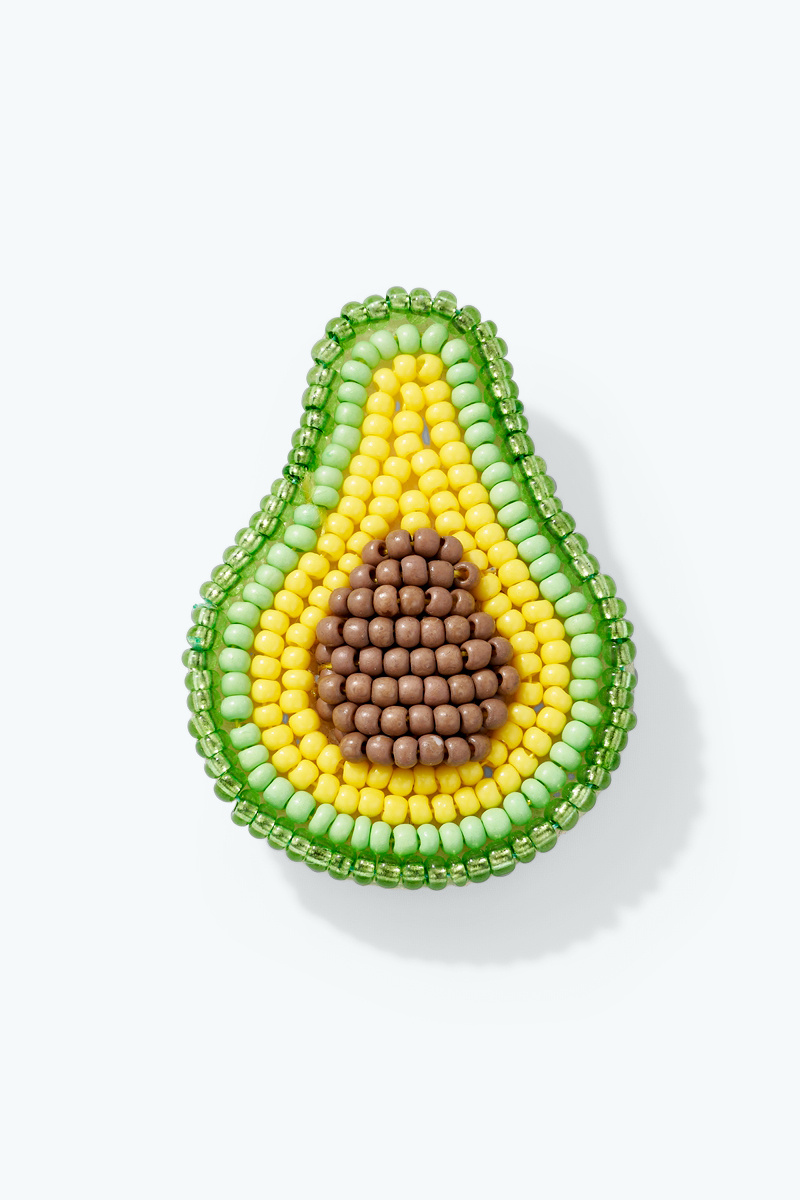 Mayorista ÉLINE L'ATELIER - Broche Aguacate de Cuentas de Roca