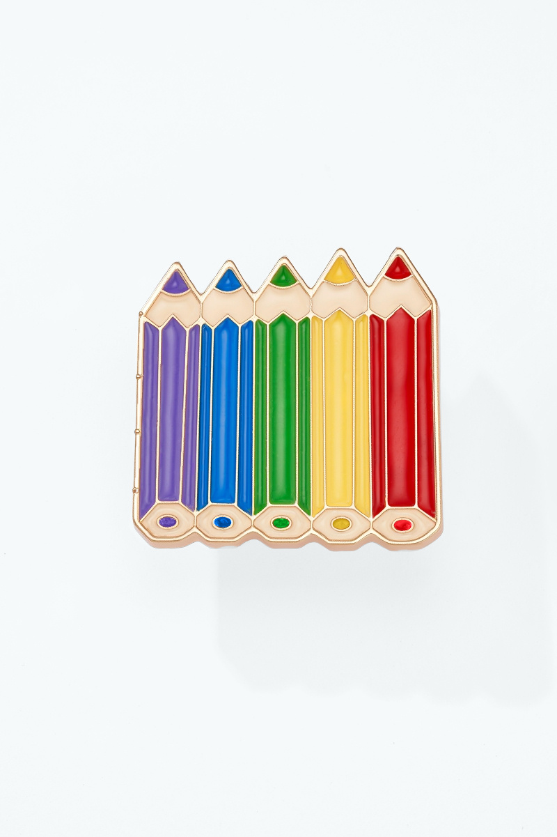 Grossiste ÉLINE L'ATELIER - Pin's en résine Crayons