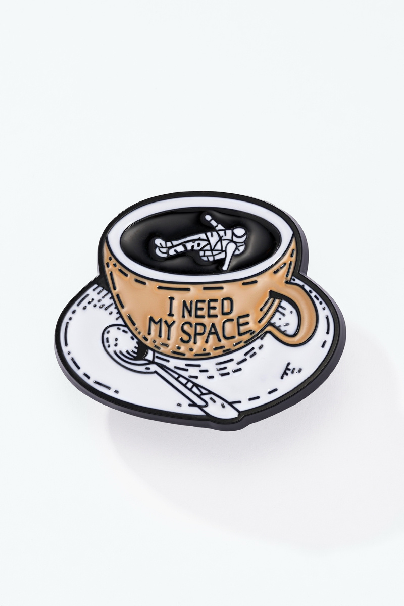 Grossiste ÉLINE L'ATELIER - Pin's en résine "I Need My Space" Coffee