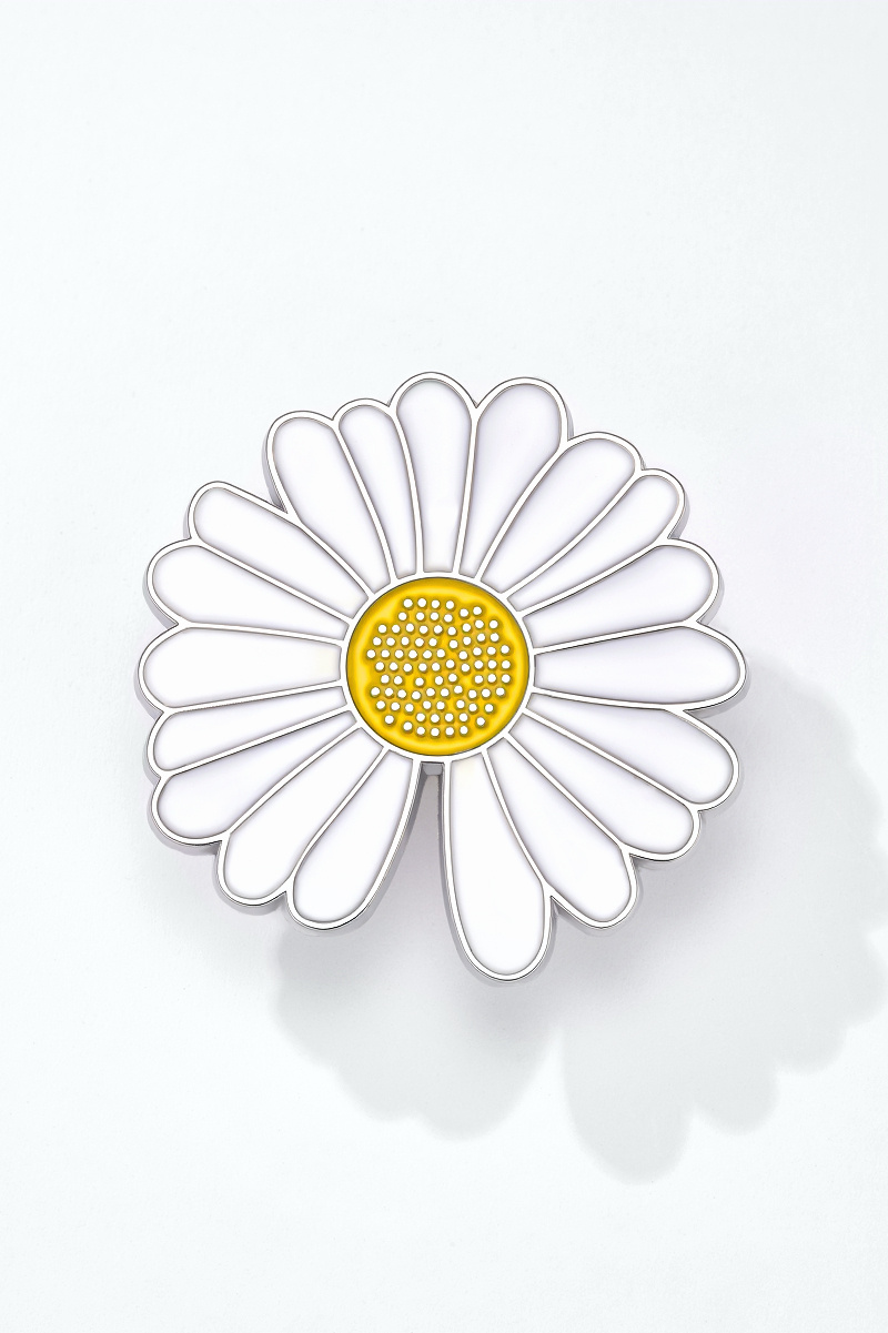 Grossiste ÉLINE L'ATELIER - Pin's en résine Marguerite