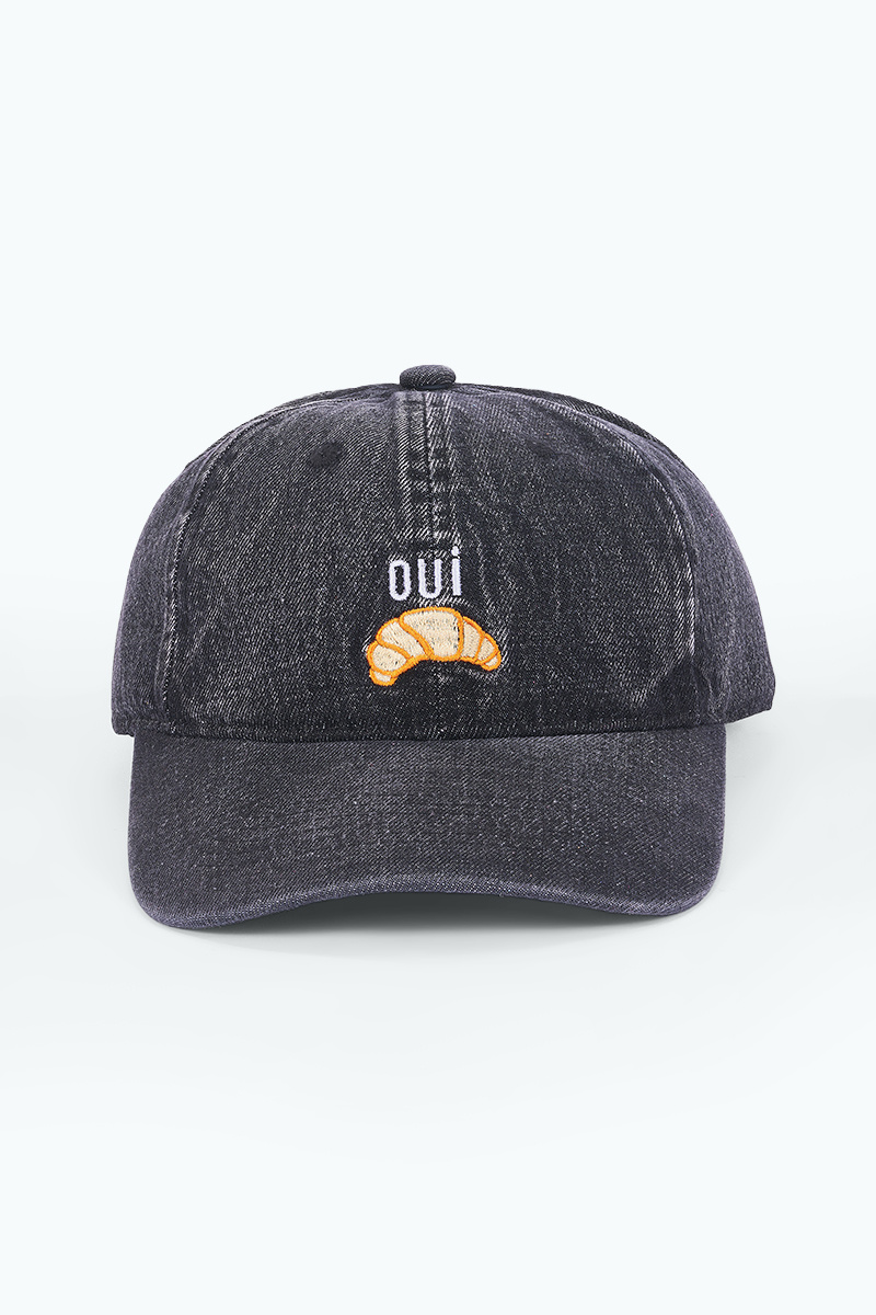 Grossiste ÉLINE L'ATELIER - Casquette en coton avec broderie croissant