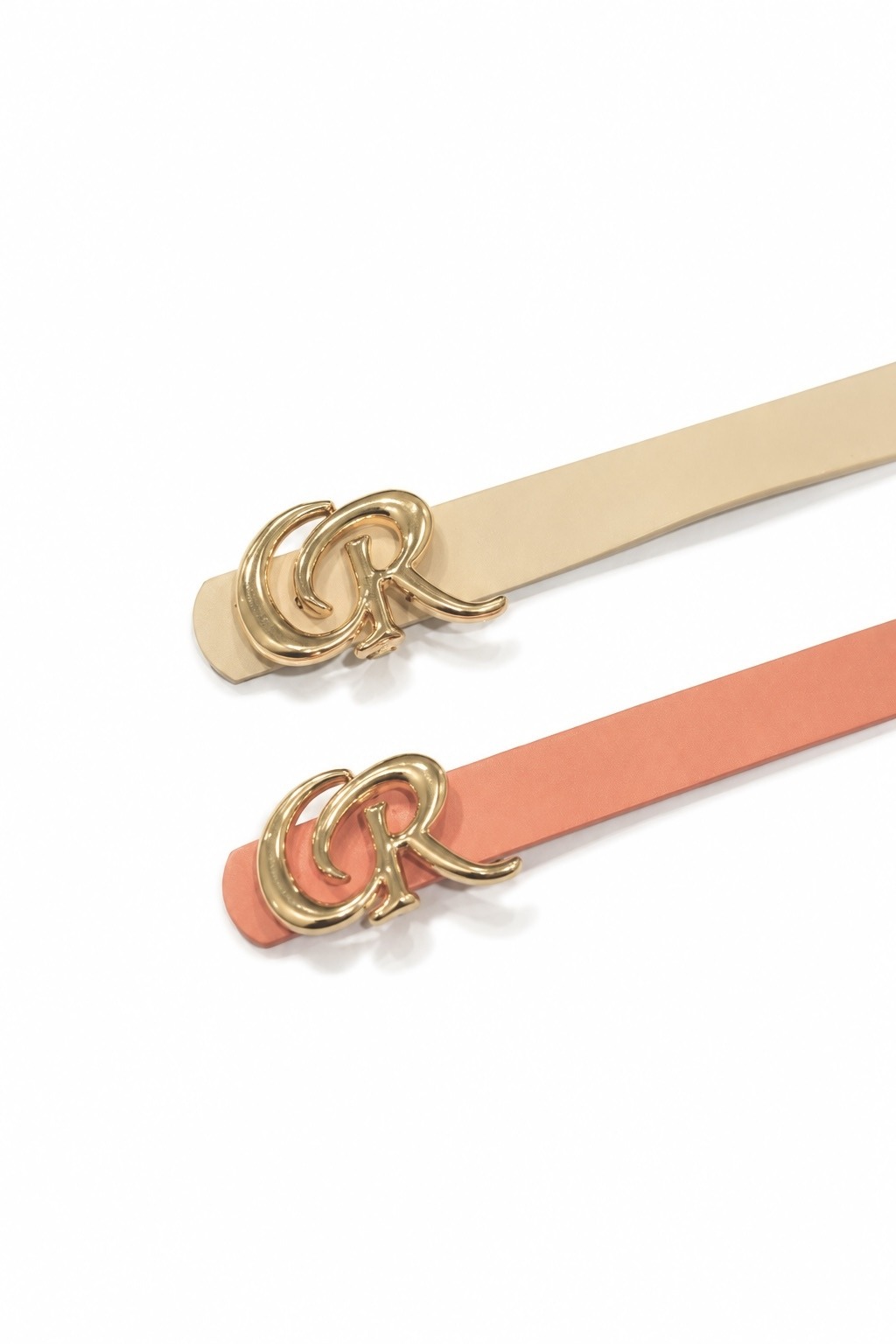 Grossiste ÉLINE L'ATELIER - Ceinture fine boucle monogramme dorée