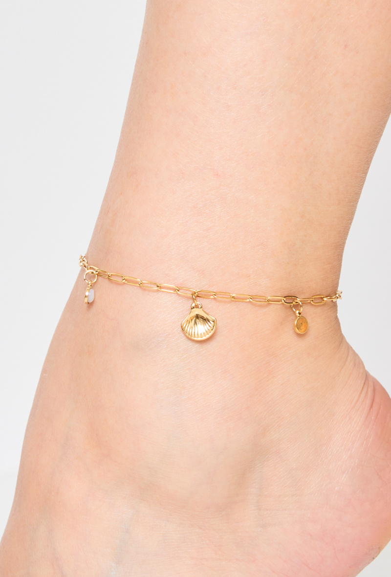 Wholesaler ÉLINE L'ATELIER - Anklets in stainless steel