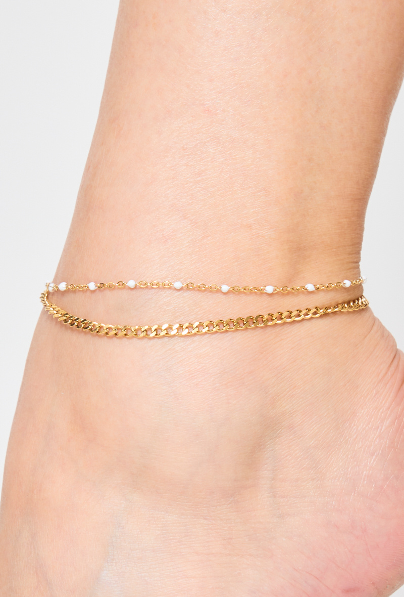 Wholesaler ÉLINE L'ATELIER - Anklets in stainless steel