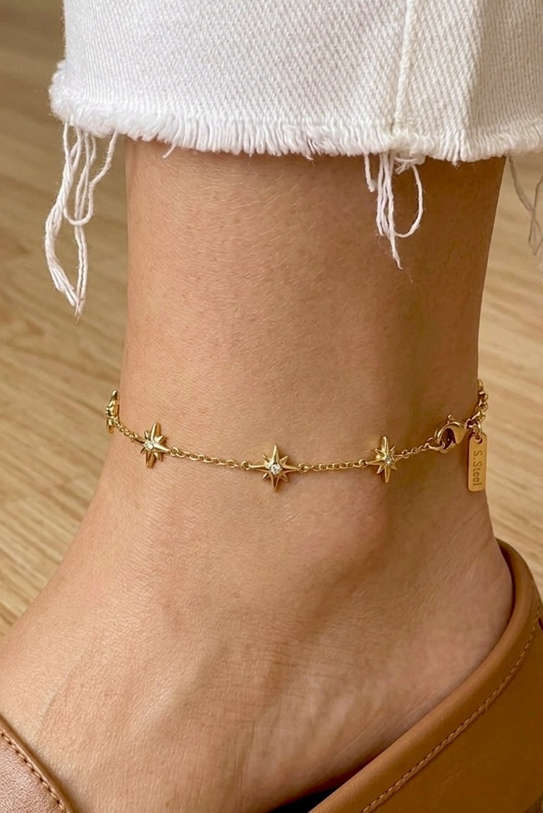 Wholesaler ÉLINE L'ATELIER - Stainless steel anklets