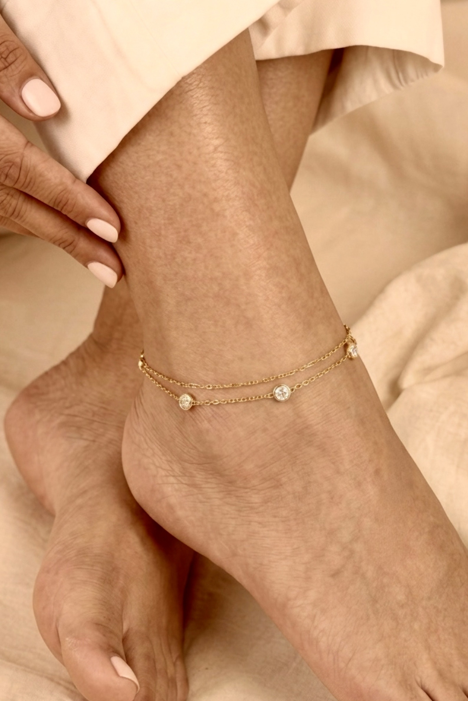 Wholesaler ÉLINE L'ATELIER - Stainless steel anklets