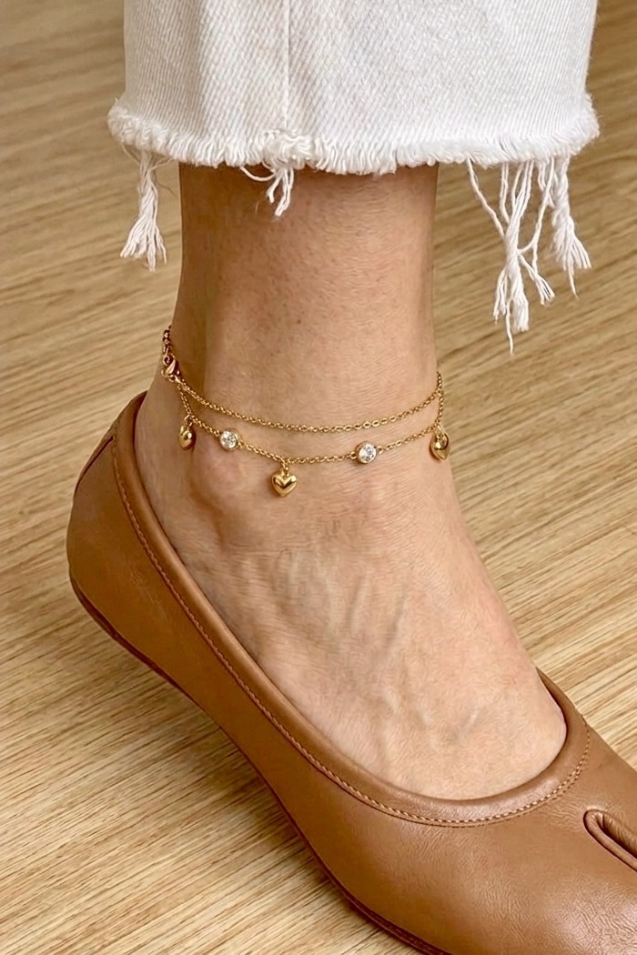 Wholesaler ÉLINE L'ATELIER - Stainless steel anklets