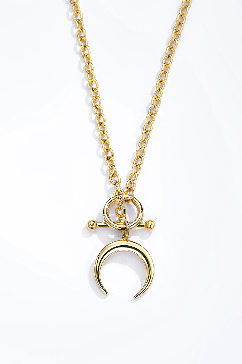 Grossiste ÉLINE L'ATELIER - Collier Croissant de Lune en acier inoxydable