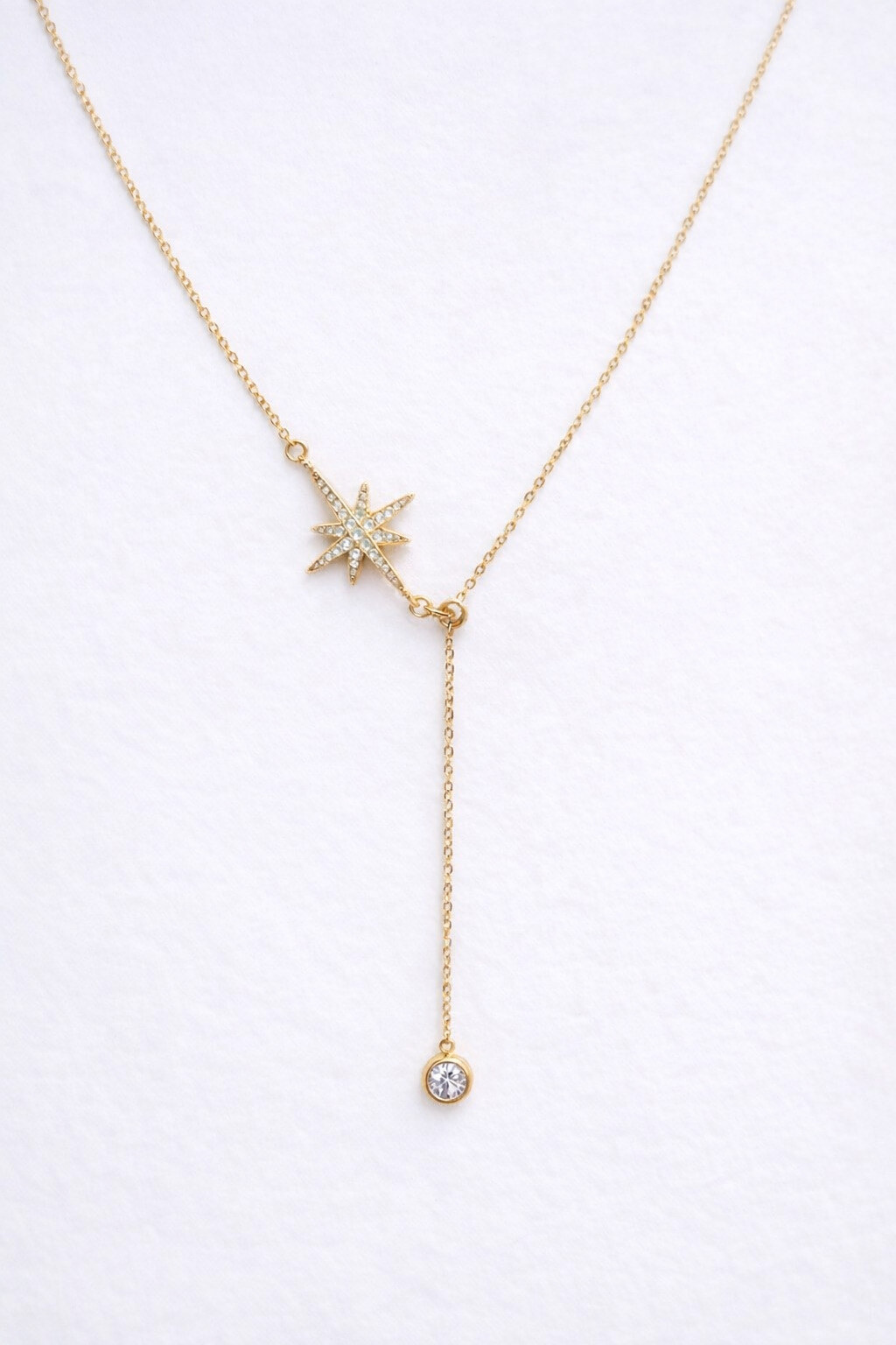 Wholesaler ÉLINE L'ATELIER - Stainless Steel Star Y Necklace