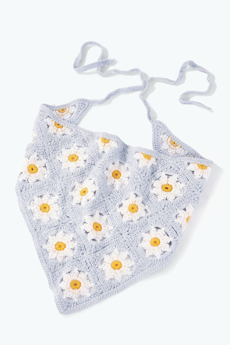 Großhändler ÉLINE L'ATELIER - Gehäkeltes Blumen-Bandana
