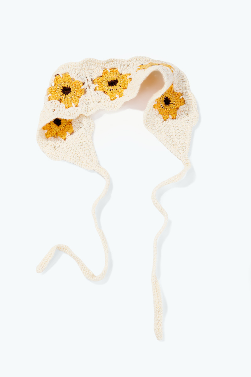 Großhändler ÉLINE L'ATELIER - Gehäkeltes Blumen-Bandana