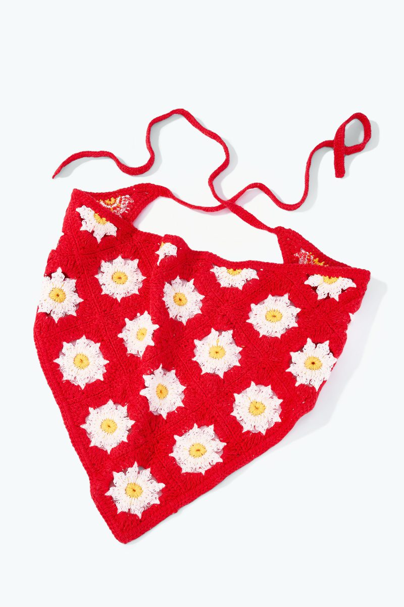 Großhändler ÉLINE L'ATELIER - Gehäkeltes Blumen-Bandana