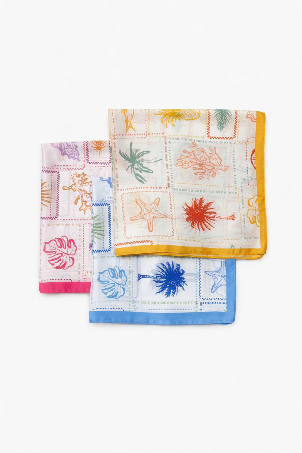 Mayorista ÉLINE L'ATELIER - Pañuelo estampado 65 x 65 cm