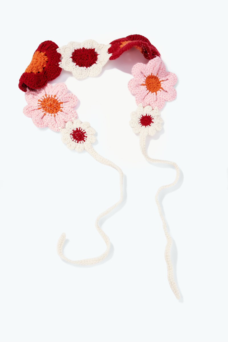 Großhändler ÉLINE L'ATELIER - Gehäkeltes Blumen-Bandana