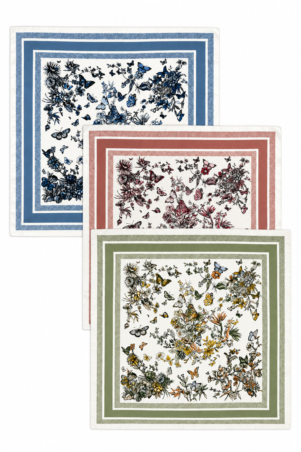 Wholesaler ÉLINE L'ATELIER - Patterned Scarf 70 x 70 cm