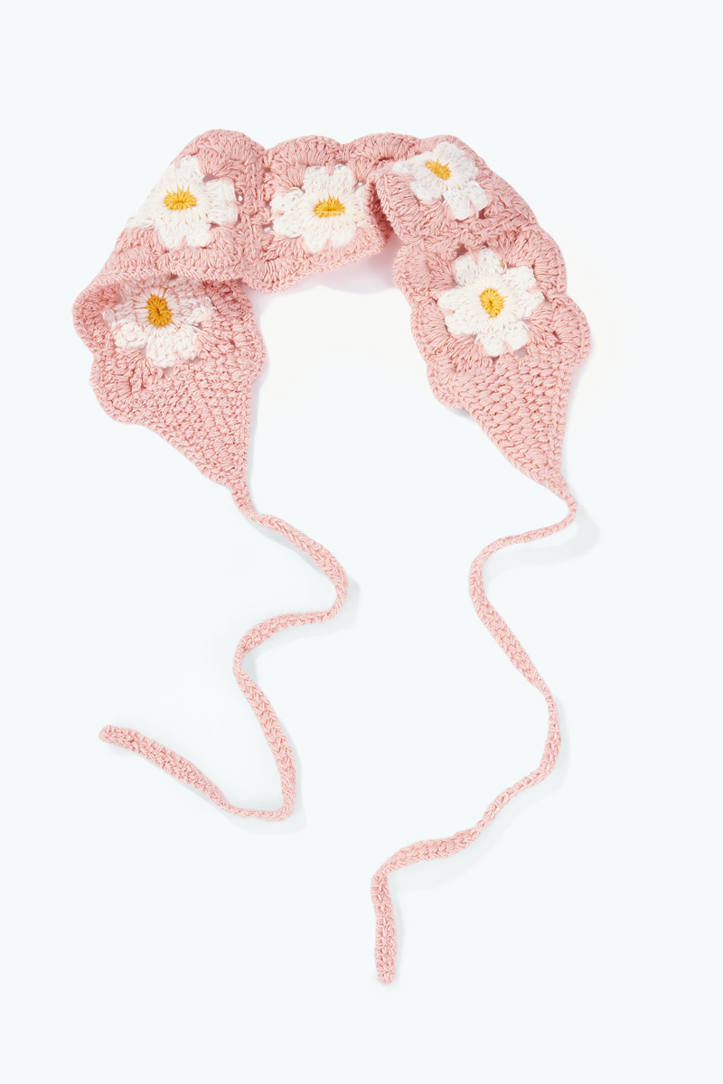 Großhändler ÉLINE L'ATELIER - Gehäkeltes Blumen-Bandana