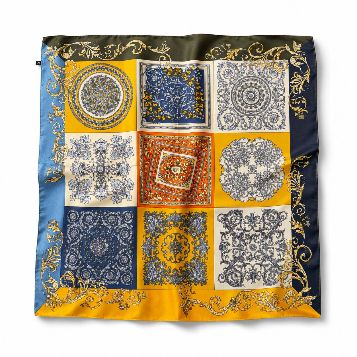 Wholesaler ÉLINE L'ATELIER - Patterned Scarf 70 x 70 cm