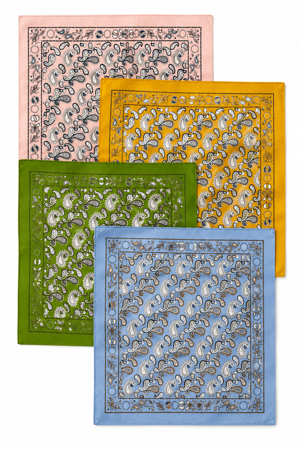 Wholesaler ÉLINE L'ATELIER - Patterned Scarf 70 x 70 cm