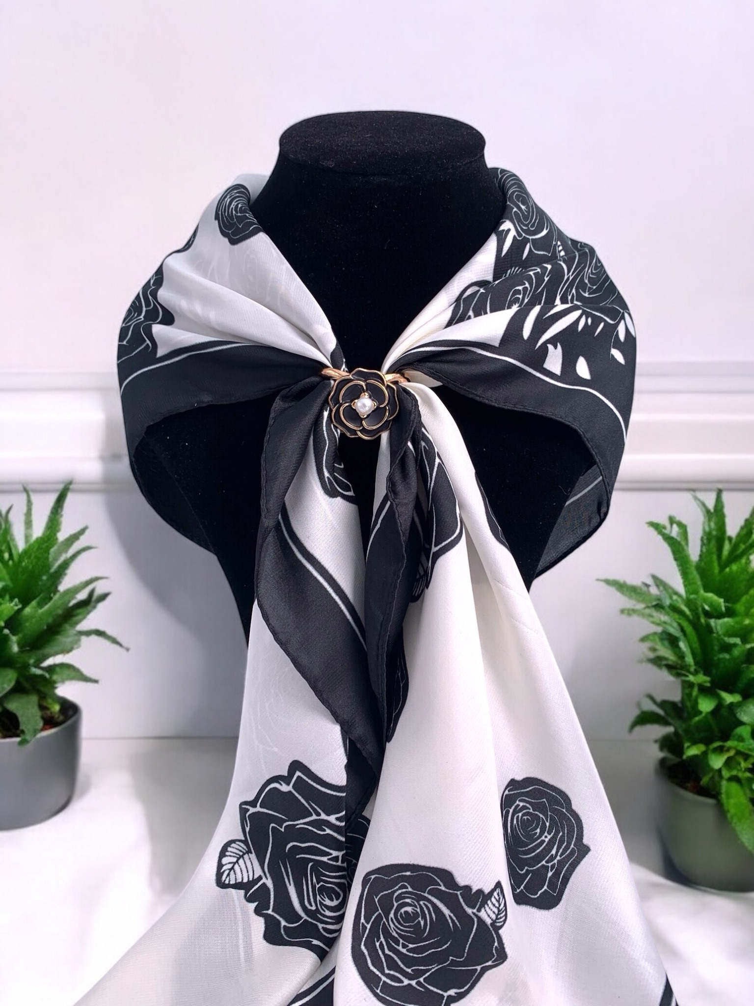 Grossiste ÉLINE L'ATELIER - Foulard carré en soie
